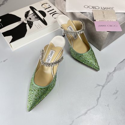 Jimmy Choo Elegant Diamond High Heels - Image 4