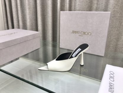 Jimmy Choo fashionable versatile open-toe high heels - Image 4