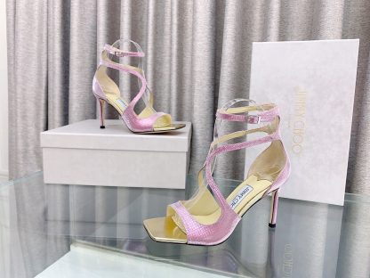 Jimmy Choo Fashion Square Toe High Heels - Image 4