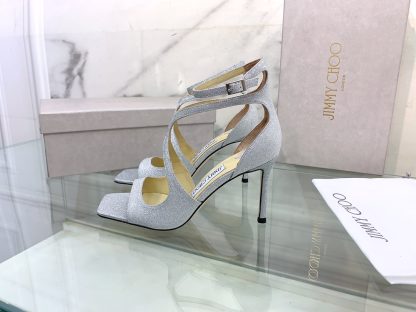 Jimmy Choo Fashion Square Toe High Heels - Image 4
