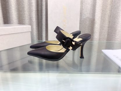 Jimmy Choo stylish C-shaped buckle high-heeled sandals - Image 4