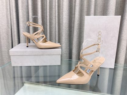Jimmy Choo stylish patent leather high heels - Image 4