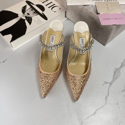 Jimmy Choo Fashion Diamond High Heels - Image 4