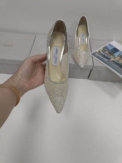 Jimmy Choo mesh stylish exquisite high heels - Image 4