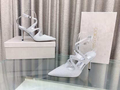Jimmy Choo glitter high heels - Image 4