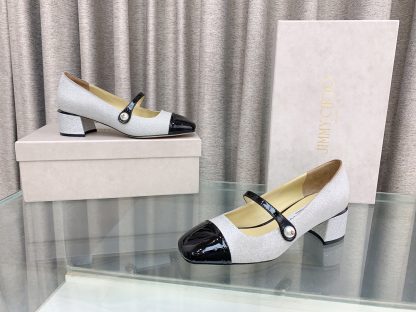 Jimmy Choo New Mary Jane Block Heel Pumps - Image 4