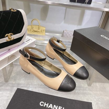 Chanel Comfort Classic Almond Black with Mary Jane Shoes - Image 4