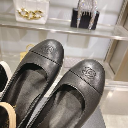 Chanel Comfort Classic Black Almond with Mary Jane Shoes - Image 4