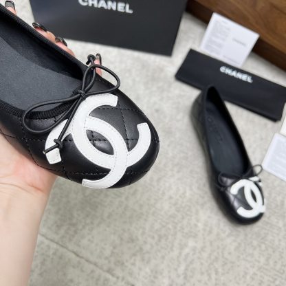 Chanel Spring and Summer Dancing Shoes Series Small Round Toe Slimming Flat Shoes - Image 4