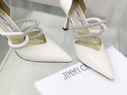 Jimmy Choo new hollow rhinestone single shoes high heels - Image 4