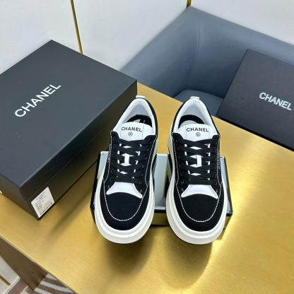 Chanel black casual versatile sneakers - Image 4