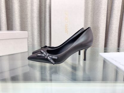 Jimmy Choo new letter bow high heels - Image 4