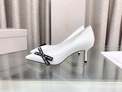 Jimmy Choo new letter bow high heels - Image 4