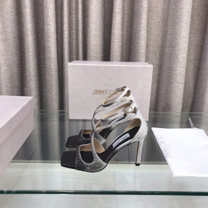 Jimmy Choo New Rhinestone High Heels - Image 4