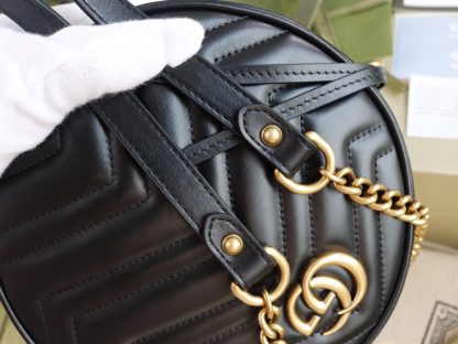 Gucci Ophidia series round mini black chain bag - Image 4