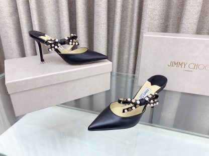 Jimmy Choo popular bow high heels - Image 4