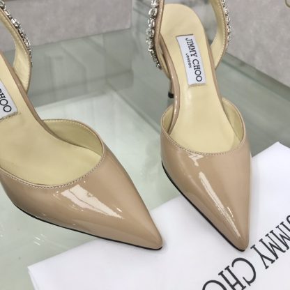 Jimmy Choo sewn rhinestone high-heeled sandals - Image 4