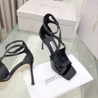 Jimmy Choo stylish square head high heels - Image 4