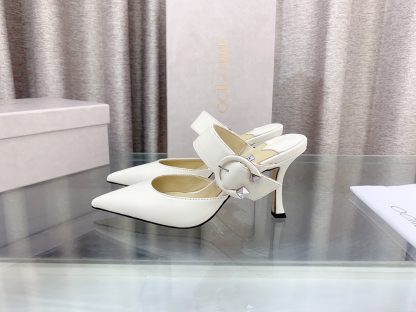 Jimmy Choo stylish C-shaped buckle high-heeled sandals - Image 4