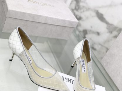 Jimmy Choo new lace embroidery diamond series high heels - Image 4