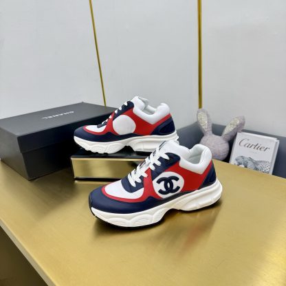 Chanel blue and red classic sports casual shoes for men and women - Image 4