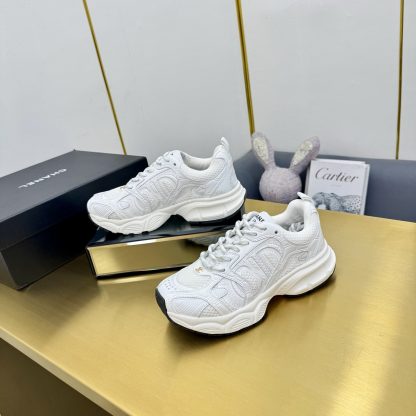 Chanel pure white classic breathable casual shoes for men and women - Image 3