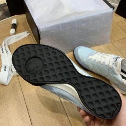 Chanel light blue versatile casual sneakers - Image 4