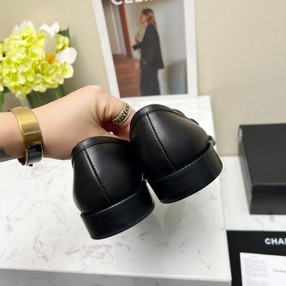 Chanel Black Matte Autumn New Goddess Series Loafers - Image 4