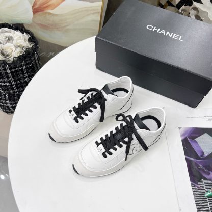 Chanel Spring and Autumn Super Durable White Casual Shoes - Image 4