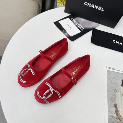 Chanel Spring/Summer Dance Shoes Collection Red Hot Brick Loafers - Image 3