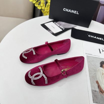 Chanel Spring/Summer Dance Shoes Collection Pink Hot Brick Loafers - Image 4
