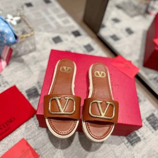 VALENTINO Studded Element Fashion Slippers