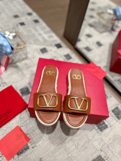 VALENTINO Studded Element Fashion Slippers