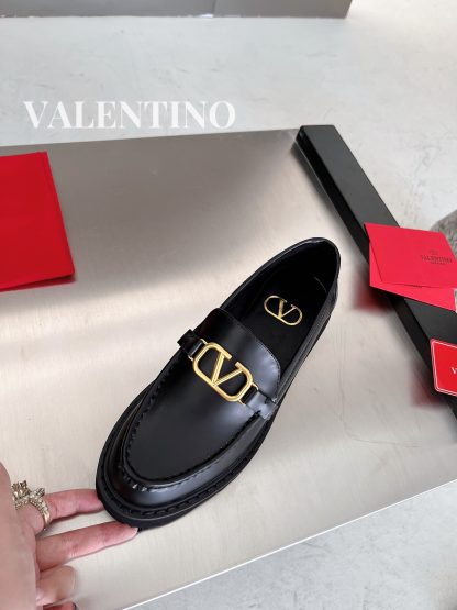 VALENTINO Rivet buckle elegant casual shoes - Image 4