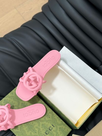 Gucci classic double G upper beach jelly shoes - Image 4