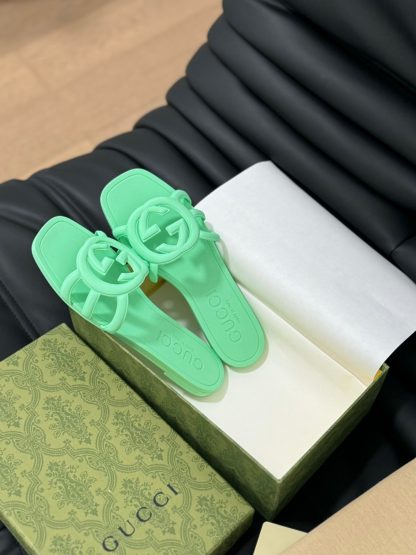 Gucci classic double G upper beach jelly shoes - Image 4