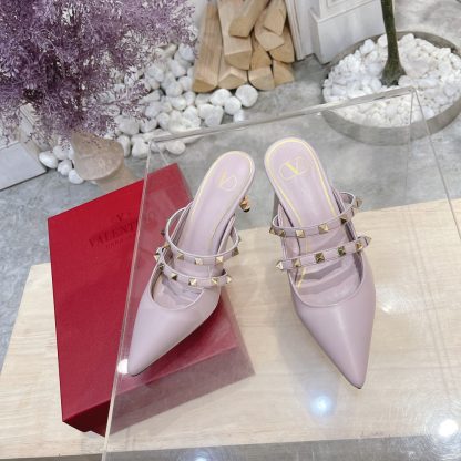 VALENTINO pointed toe studded element fashionable sandals high heels - Image 4