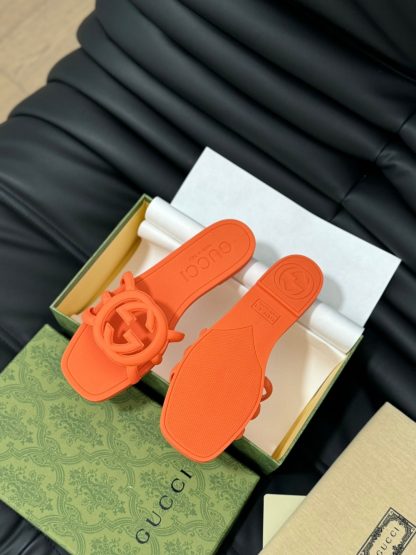 Gucci classic double G upper beach jelly shoes - Image 4