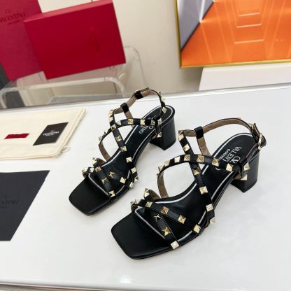 VALENTINO simple rivet element versatile sandals and high heels - Image 4
