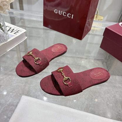 Gucci Horsebit Women's Beach Sandals - Image 4