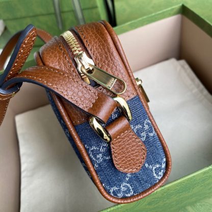 Gucci Vintage Denim Bag - Image 4