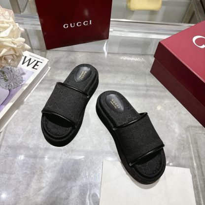Gucci Women's New GG Platform Slide Sandals - Image 4