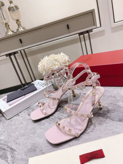VALENTINO Studded Sandals High Heels - Image 4