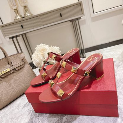 VALENTINO Studded Sandals High Heels - Image 4