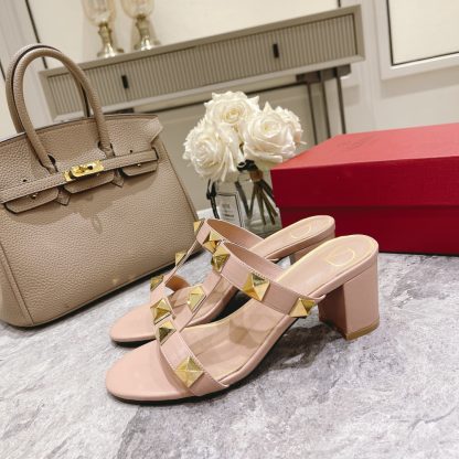 VALENTINO Studded Sandals High Heels - Image 4