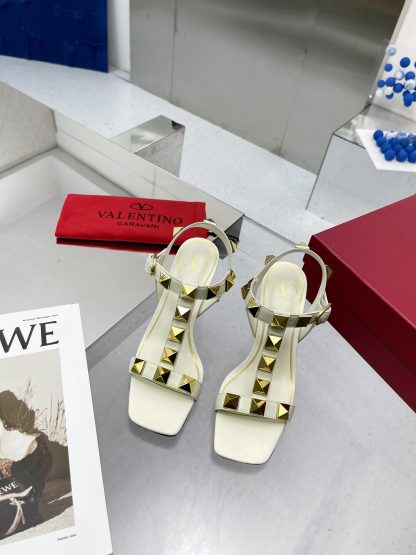 VALENTINO Studded Sandals High Heels - Image 4
