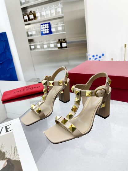 VALENTINO Studded Sandals High Heels - Image 4