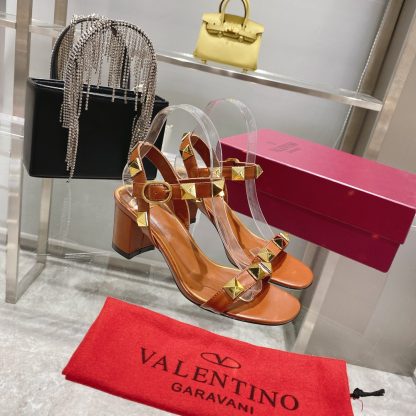 VALENTINO Studded Sandals High Heels - Image 4
