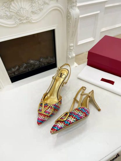 VALENTINO Hand-woven exquisite high heels - Image 4