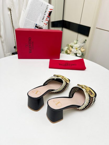 VALENTINO Hand-woven series elegant sandals and high heels - Image 4
